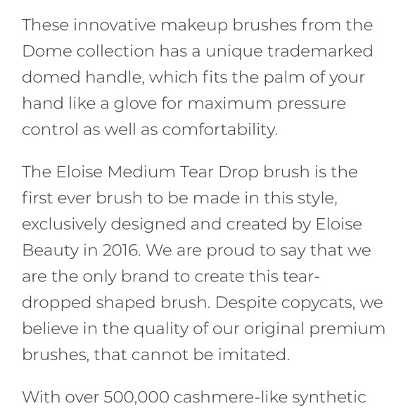 Eloise mini tear drop makeup brush - Picture 4 of 8